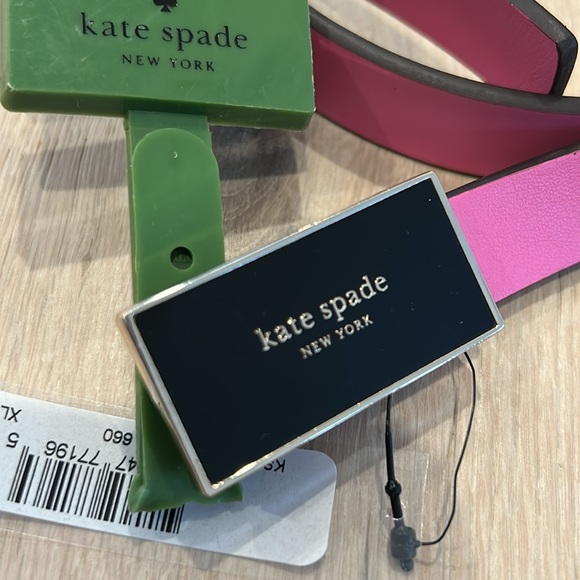 Kate Spade hot pink belt XL - Picture 3 of 7
